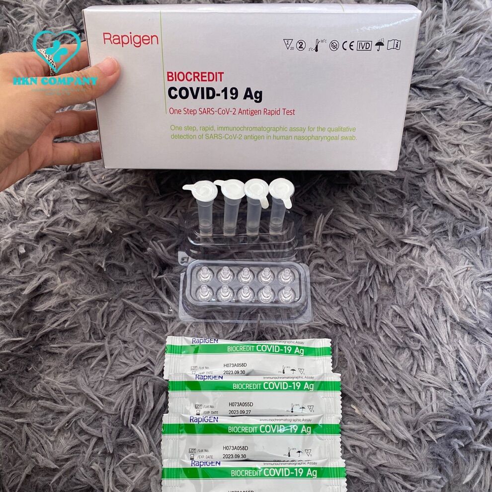 Bộ test nhanh covid Biocredit 60k/bộ Hàn Quốc