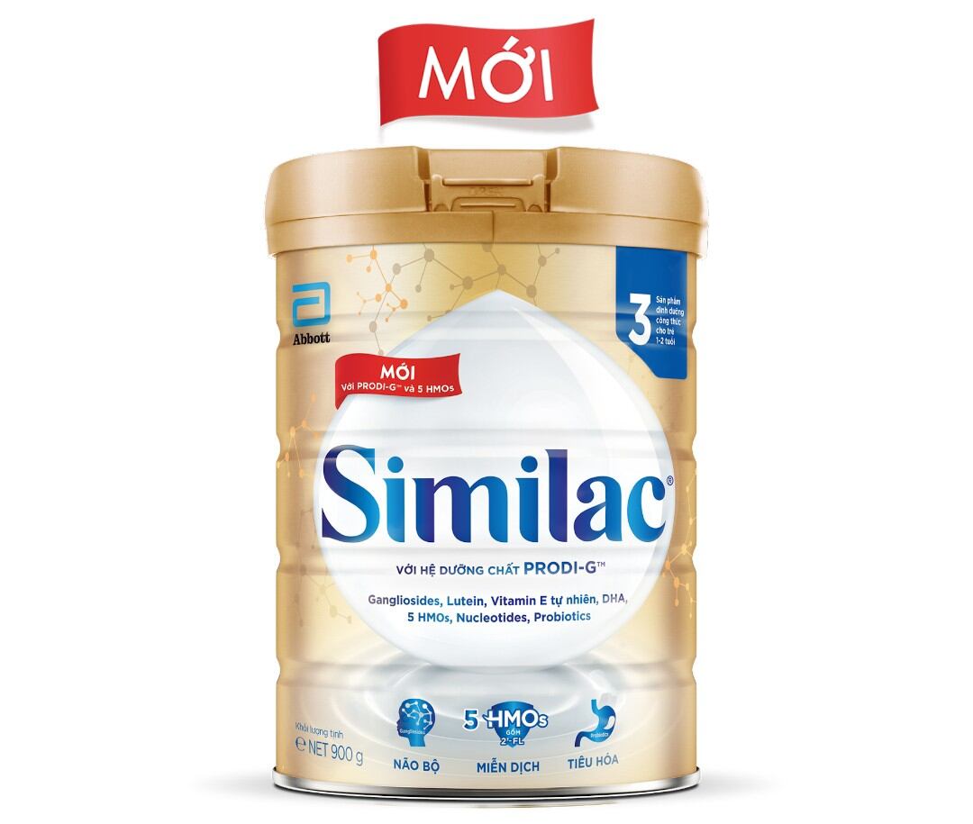 [Mẫu Mới 5G] Sữa Bột Similac 3 , 900g (1-2 tuổi)