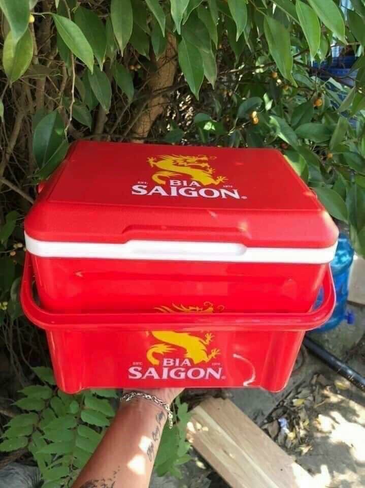 Thùng đá duy tân 6lít quà tặng bia sài gòn