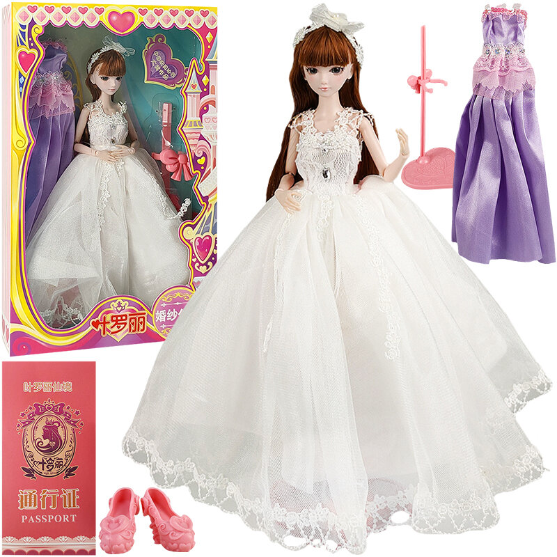 Búp bê ye loli tiên nữ la li 29 cm mộng tinh linh diệp loli công chúa đồ chơi bé gái búp bê thay đổi búp bê
