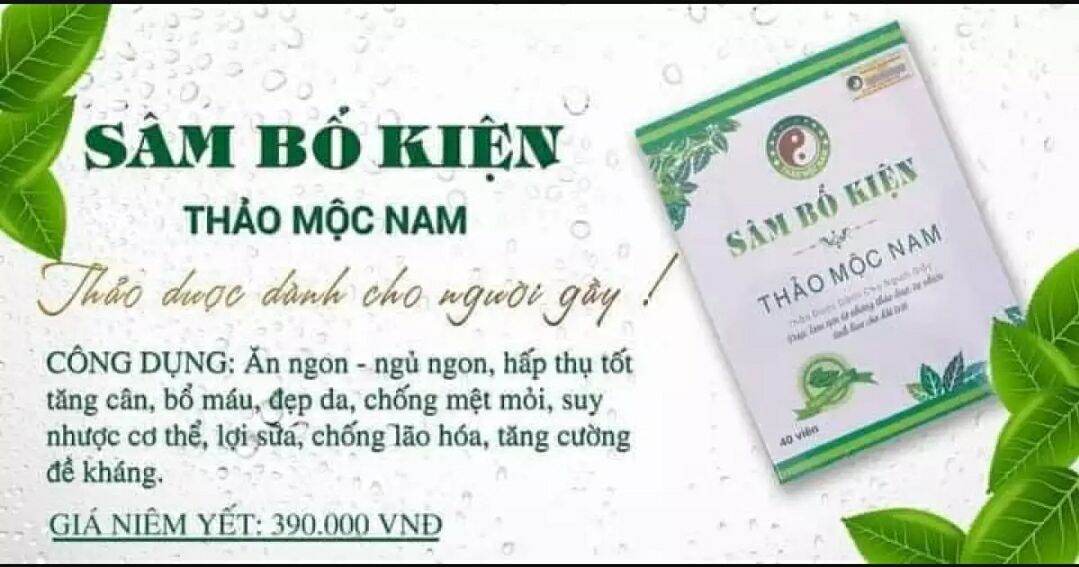 Sâm bổ kiện thảo mộc nam (chính hãng)