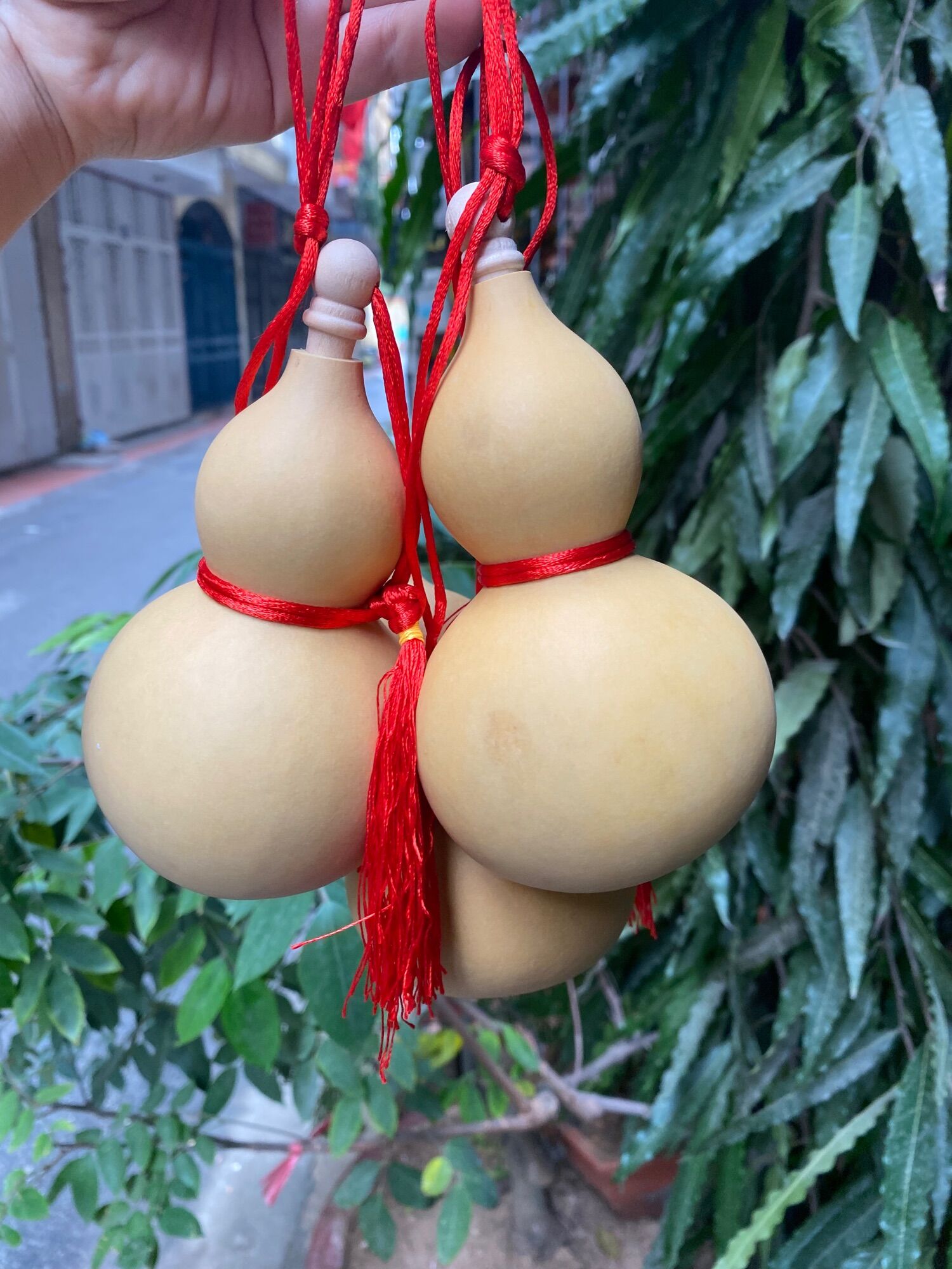 (KHÔNG ĐỰNG NƯỚC) Hồ lô phong thủy tự động kèm theo dây đồng tâm có nắp thu hút tài lộc may mắn