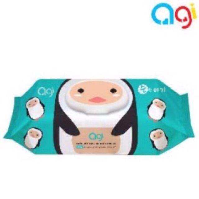 Combo 10 khăn giấy ướt Agi không mùi 100 tờ. Giao hình ngẫu nhiên.