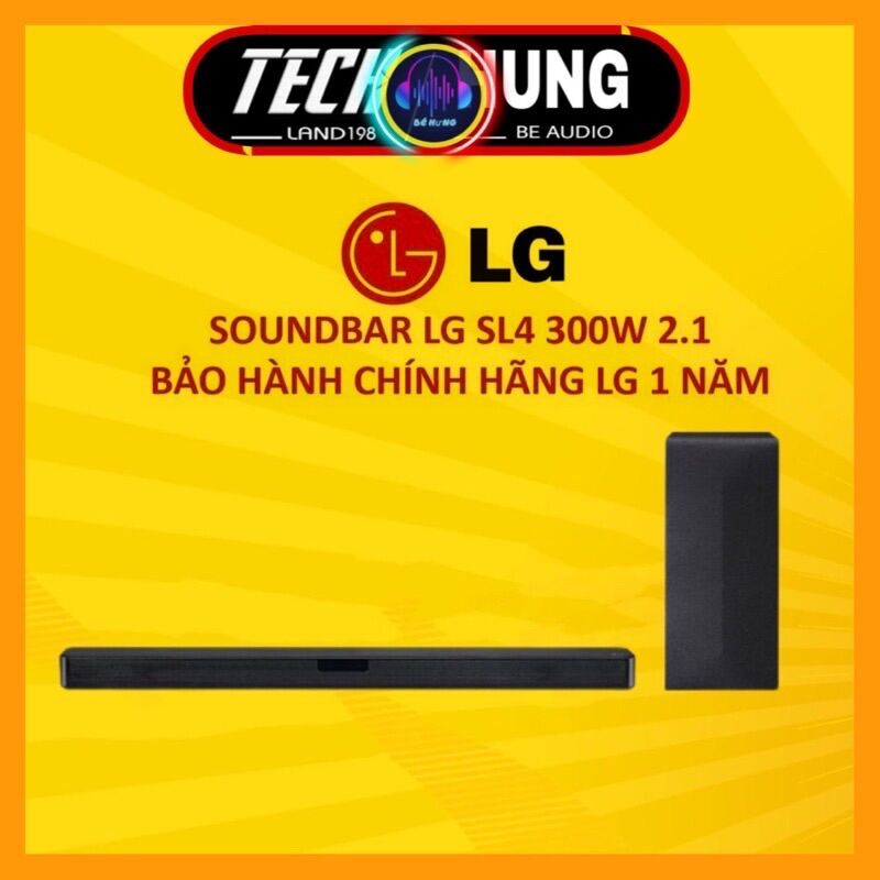 Loa thanh Soundbar LG SL4 2.1ch CS 300W hàng chính hãng cao cấp bảo hành 12 tháng