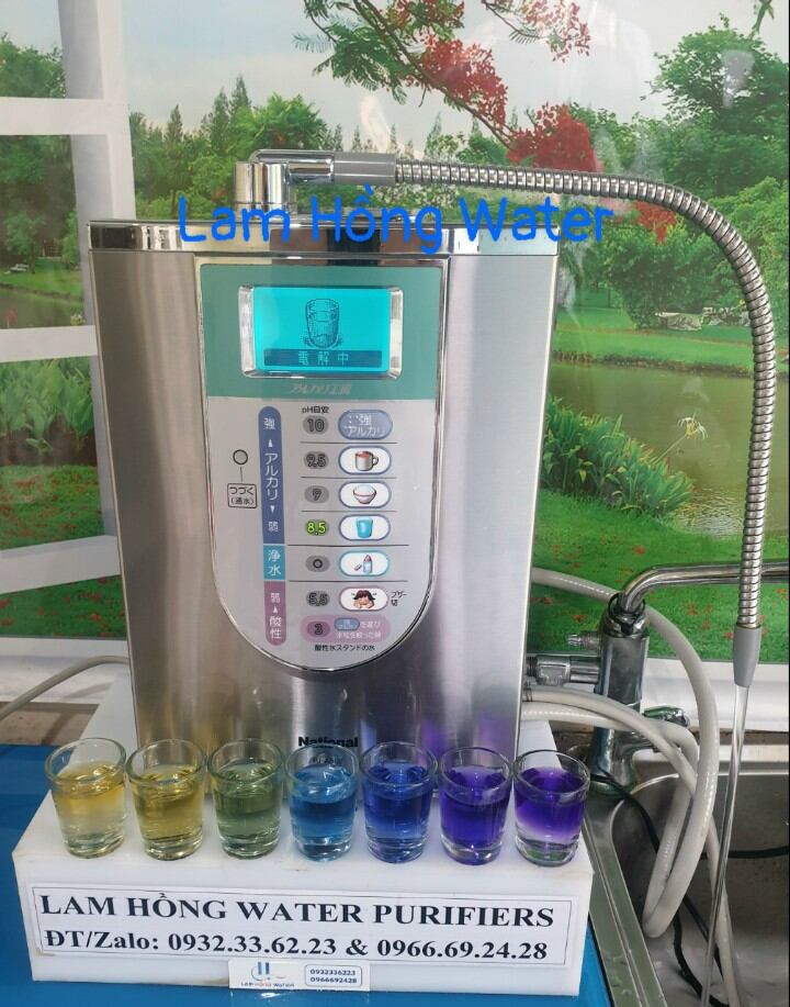 Máy lọc nước ion kiềm Nhật Bản National PJ A502 qua sử dụng