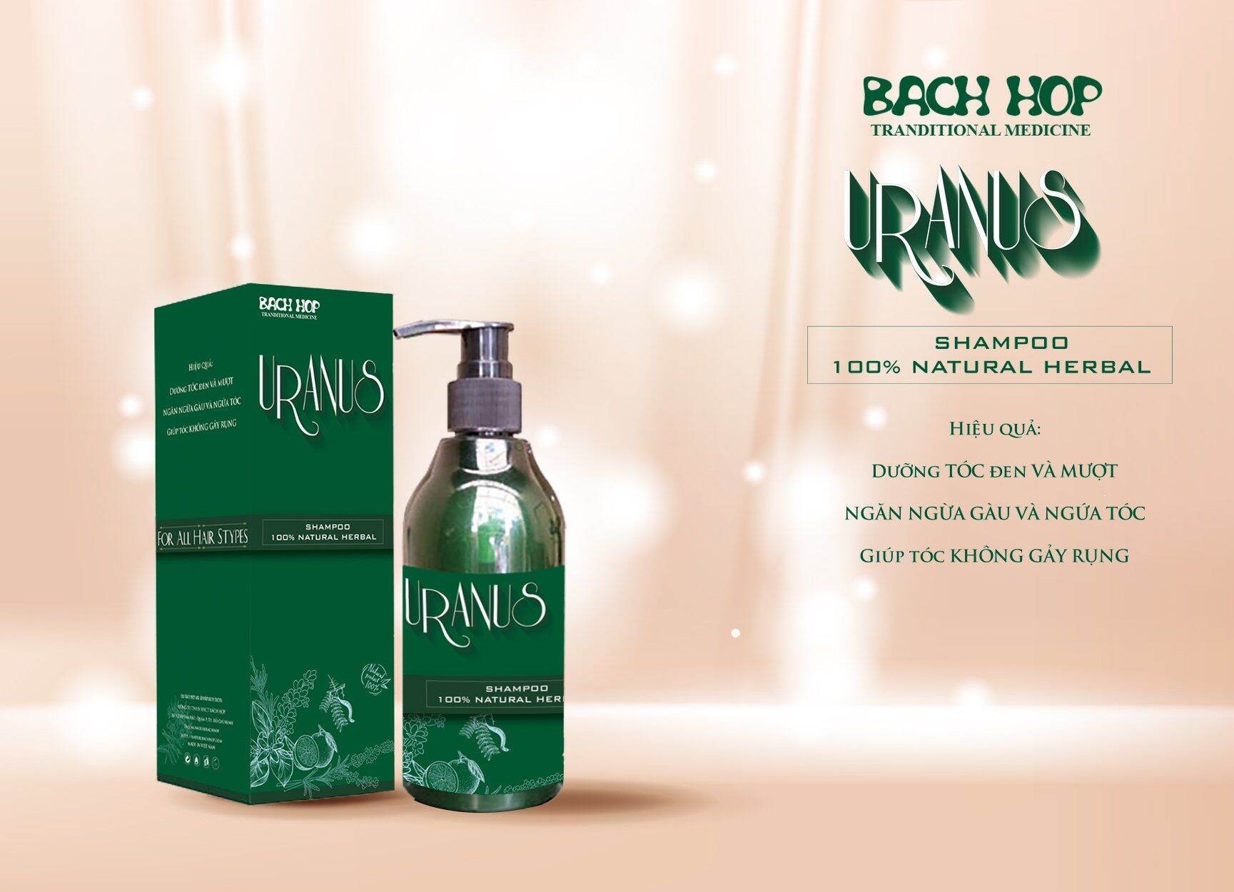 Dầu gội thảo mộc uranus 300ml