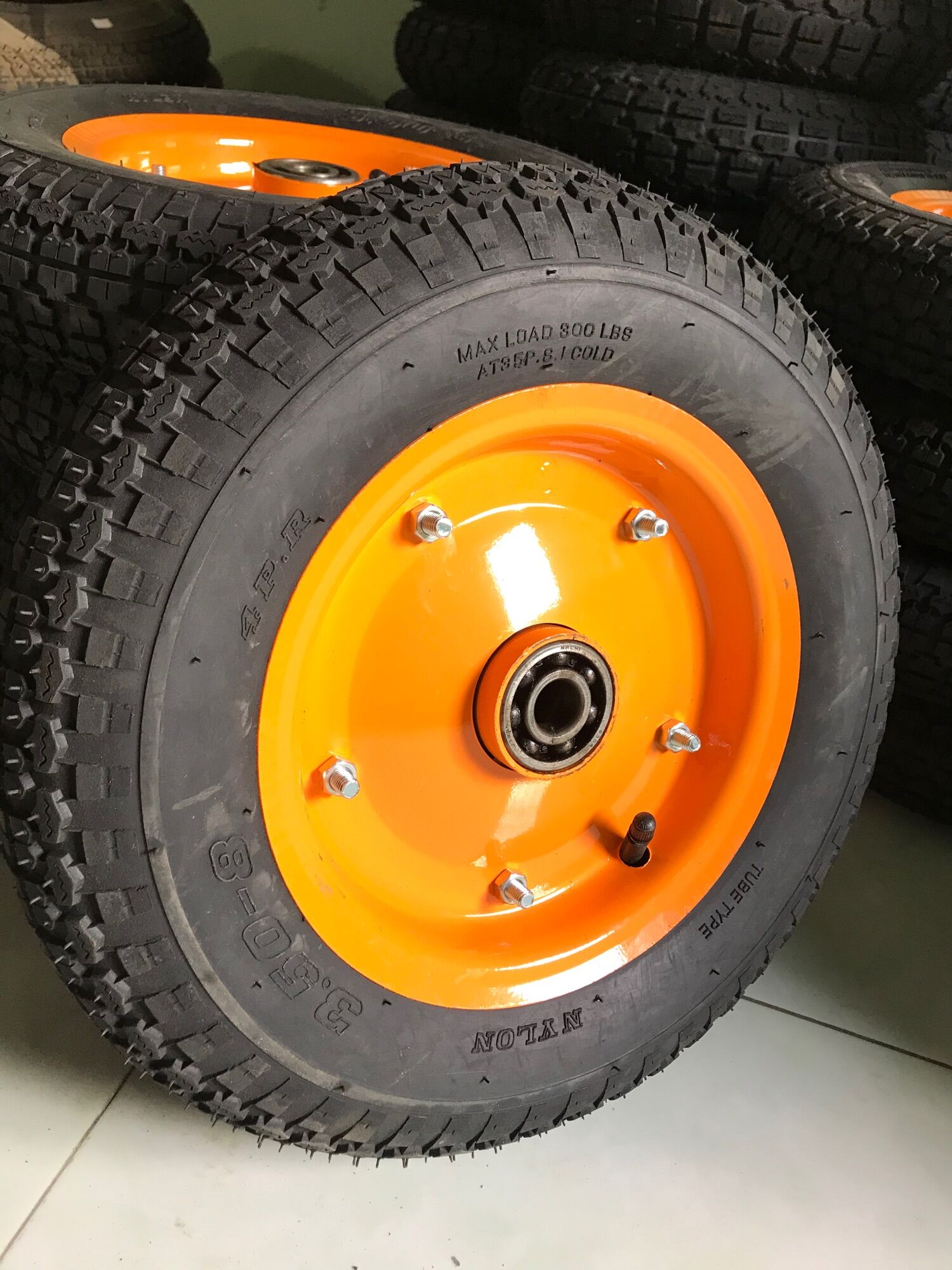 Bánh xe rùa số 6, số 8 dày có bạc đạn