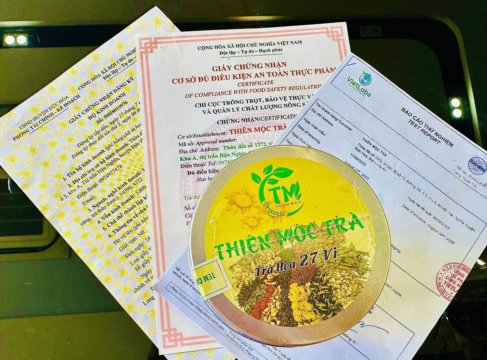 Trà hoa thanh nhiệt 27 vị 500g