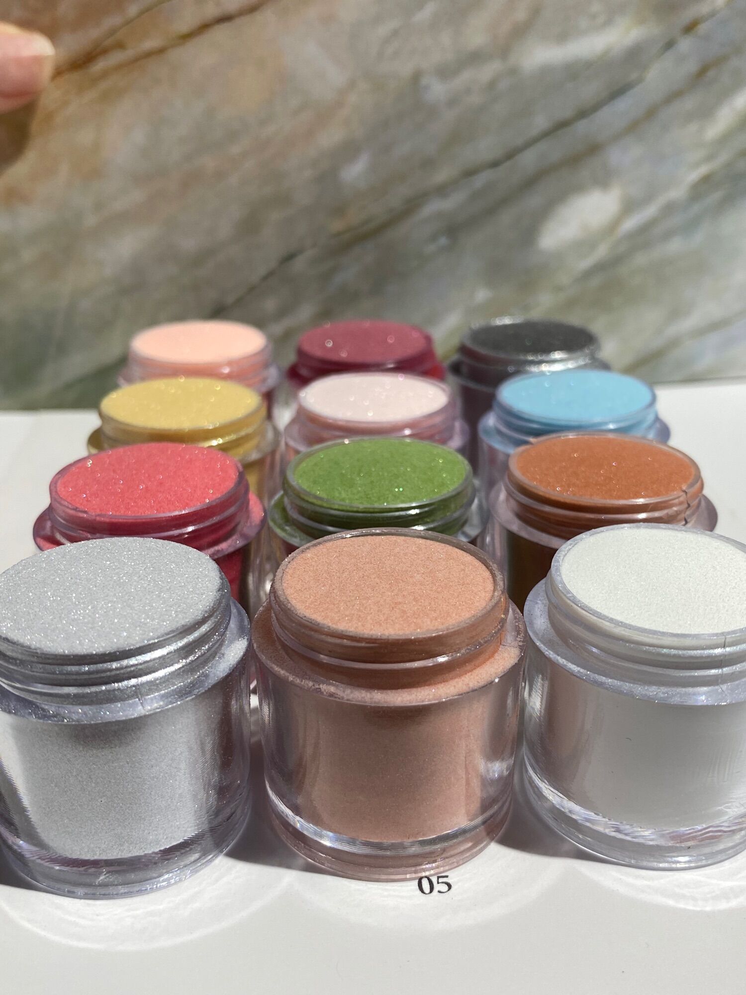 Sét bột 12màu hủ 10g đắp móng, nắn hoa, bột nhúng.