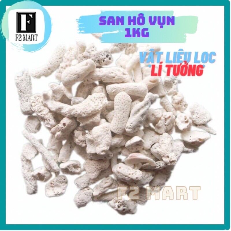 Vật liệu lọc bể cá san hô vụn 1kg