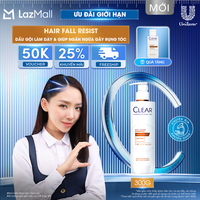 DẦU GỘI CHUYÊN DỤNG GIÚP LÀM DÀY & NGĂN NGỪA TÓC GÃY RỤNG CLEAR HAIRFALL RESIST 300G