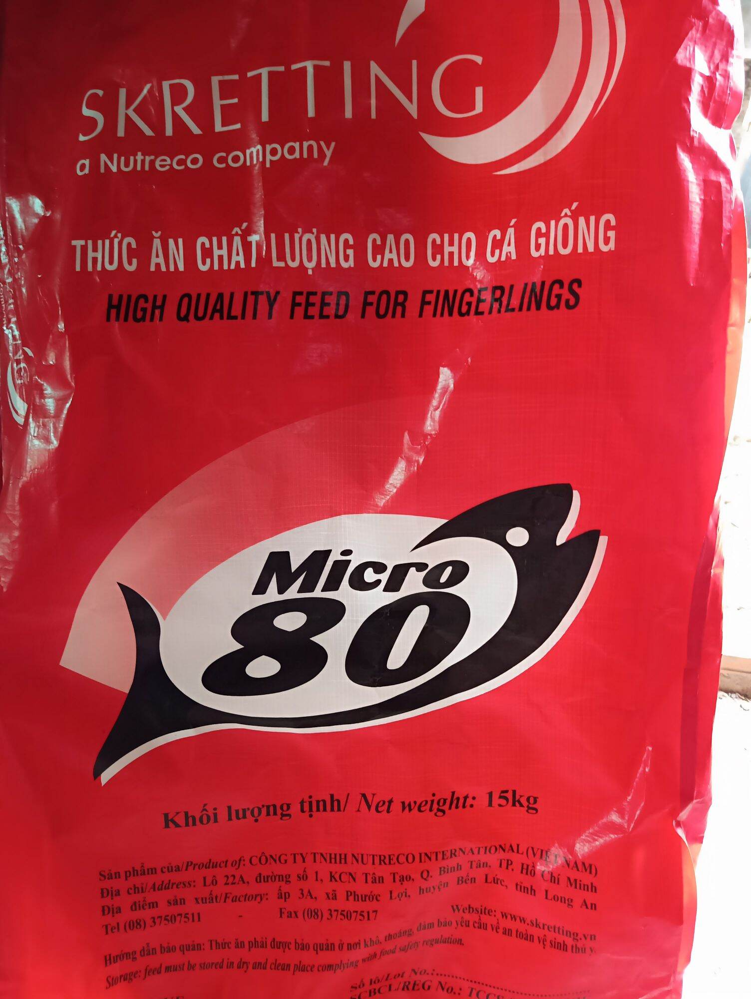 Bao 15kg Cám Micro 80