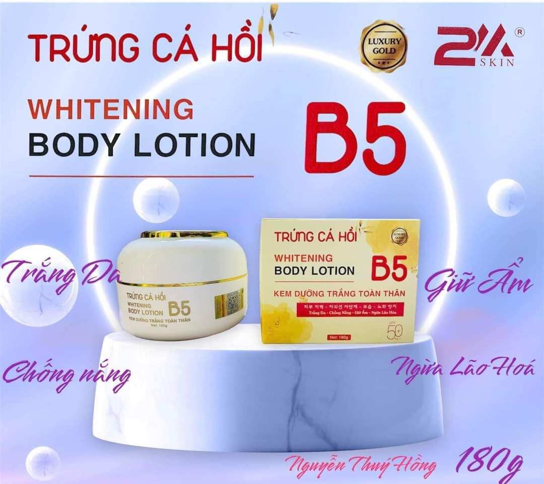 kem body trắng da 2mskin tía tô