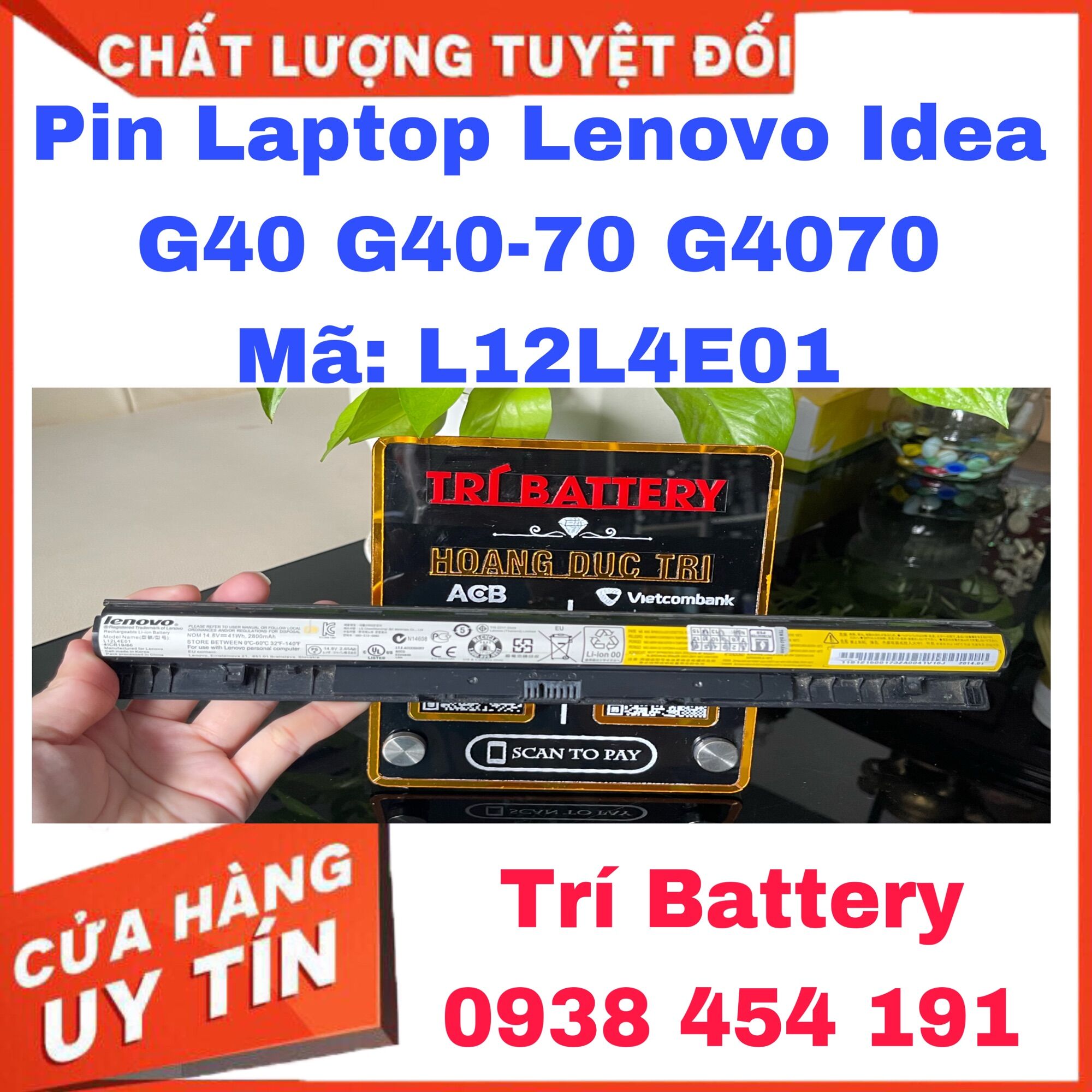 Pin laptop lenovo g40 g40-70 g4070