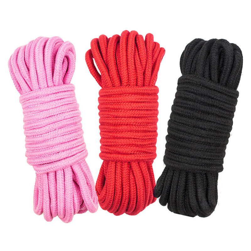 Blackwolf 5M/10M/20M Slave Bdsm Bondage Rope Cotton Body Har