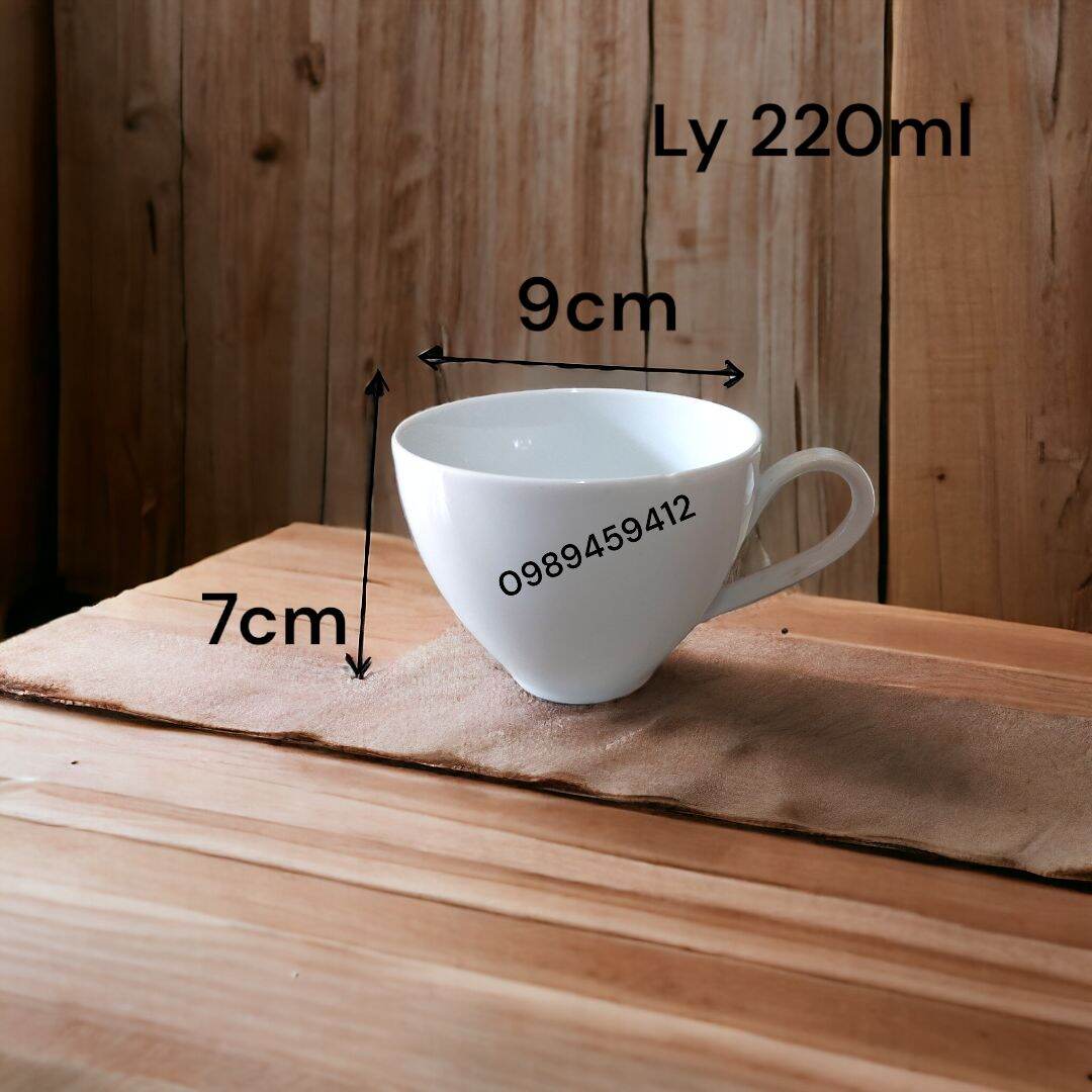 Tách cafe capuchino gốm sứ CK Việt Nam 180ml, 220ml