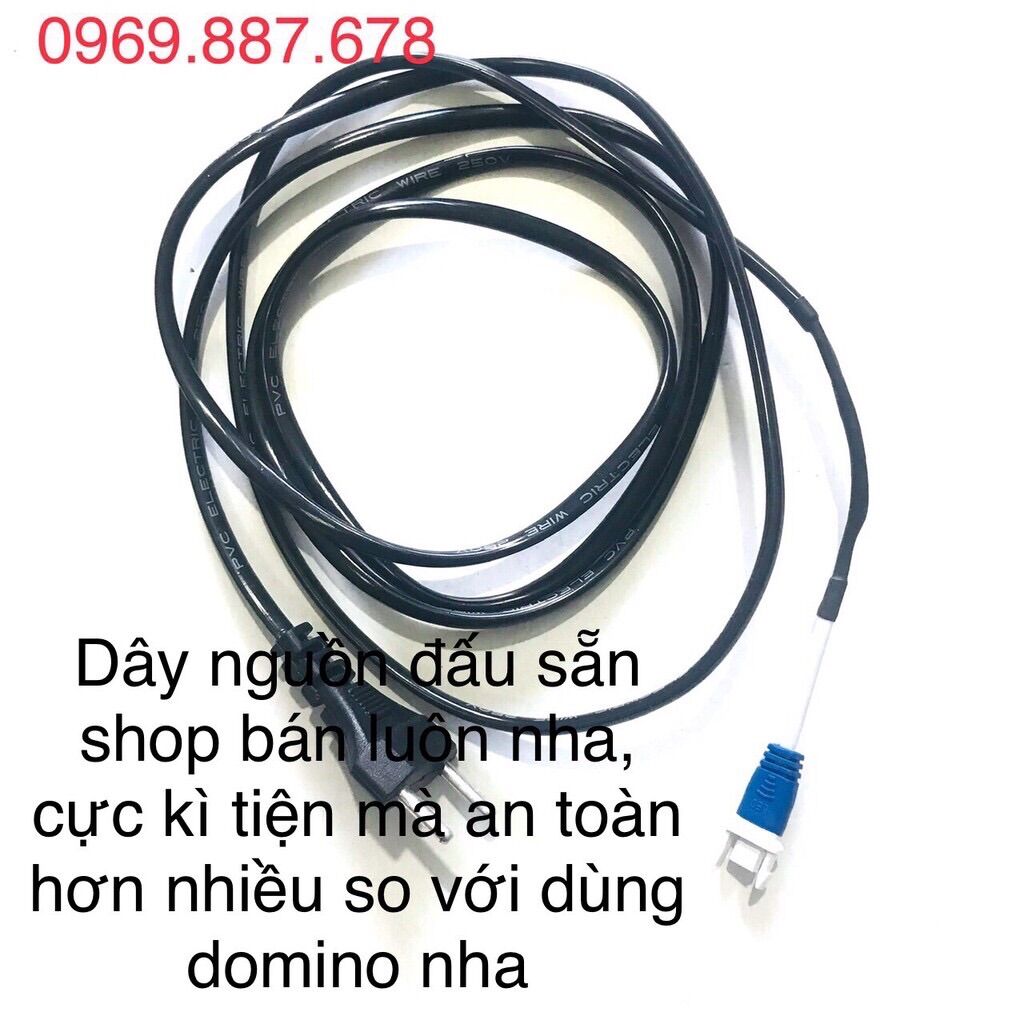 Dây nguồn dùng cho led thanh 220v, dây điện nguồn quạt