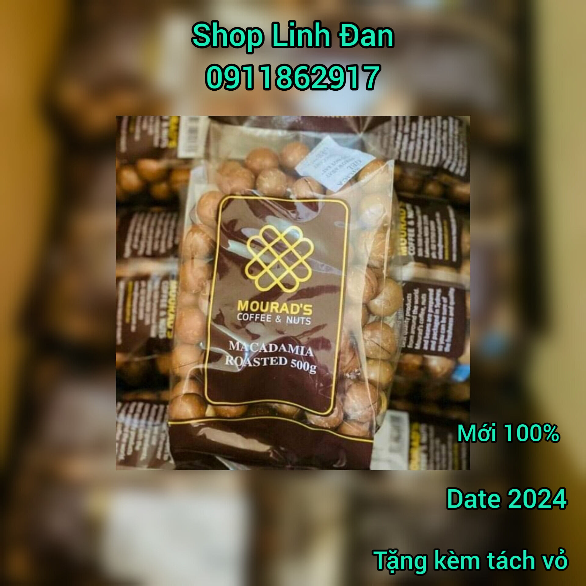 🍀hạt macca mourad’s úc 500gr date 2024