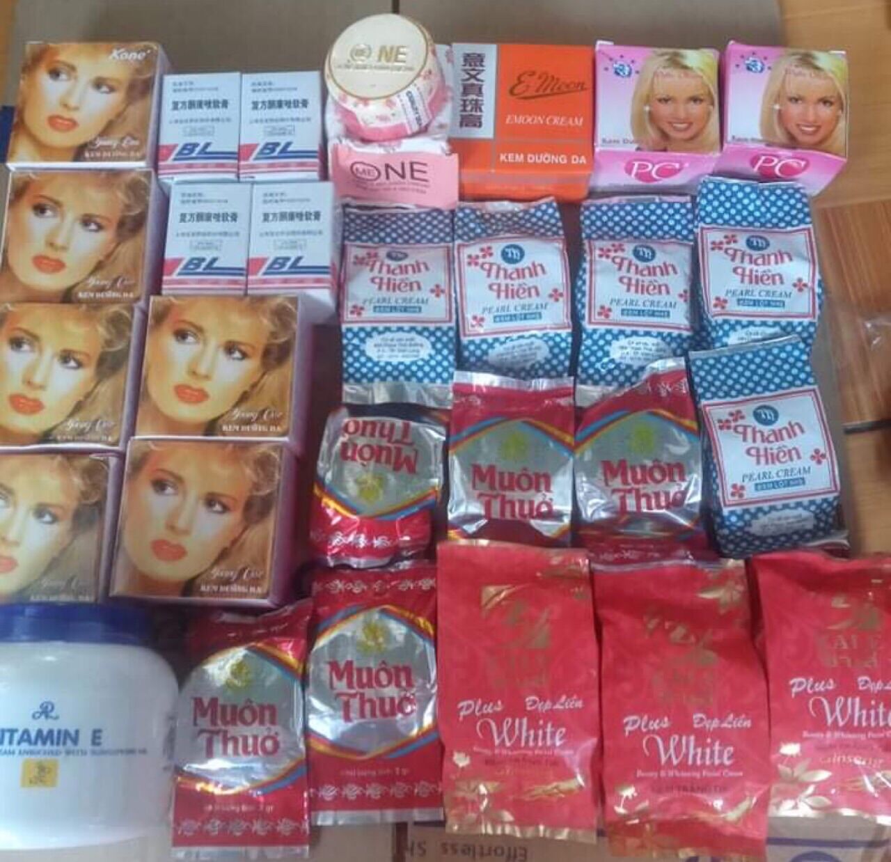 Công thức kem trắng da toàn thân. 175k