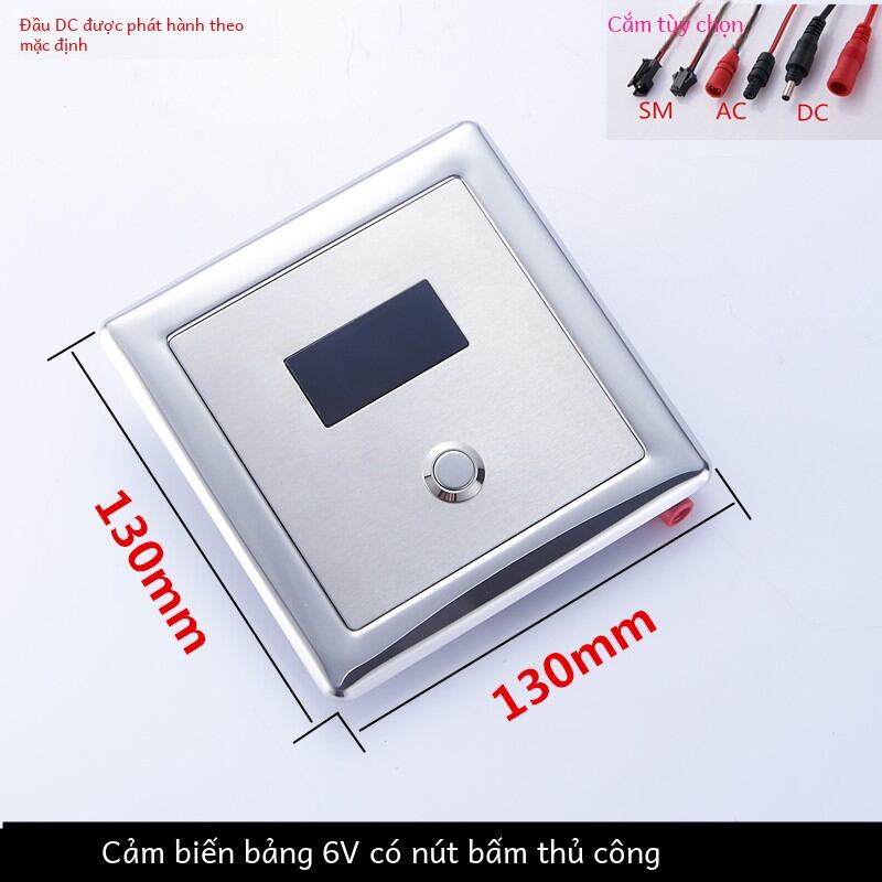 Concealed Urine Sensor Flush Valve Panel Induction Solenoid Valve 6V Urinal Infrared Sensor Probe Accessories