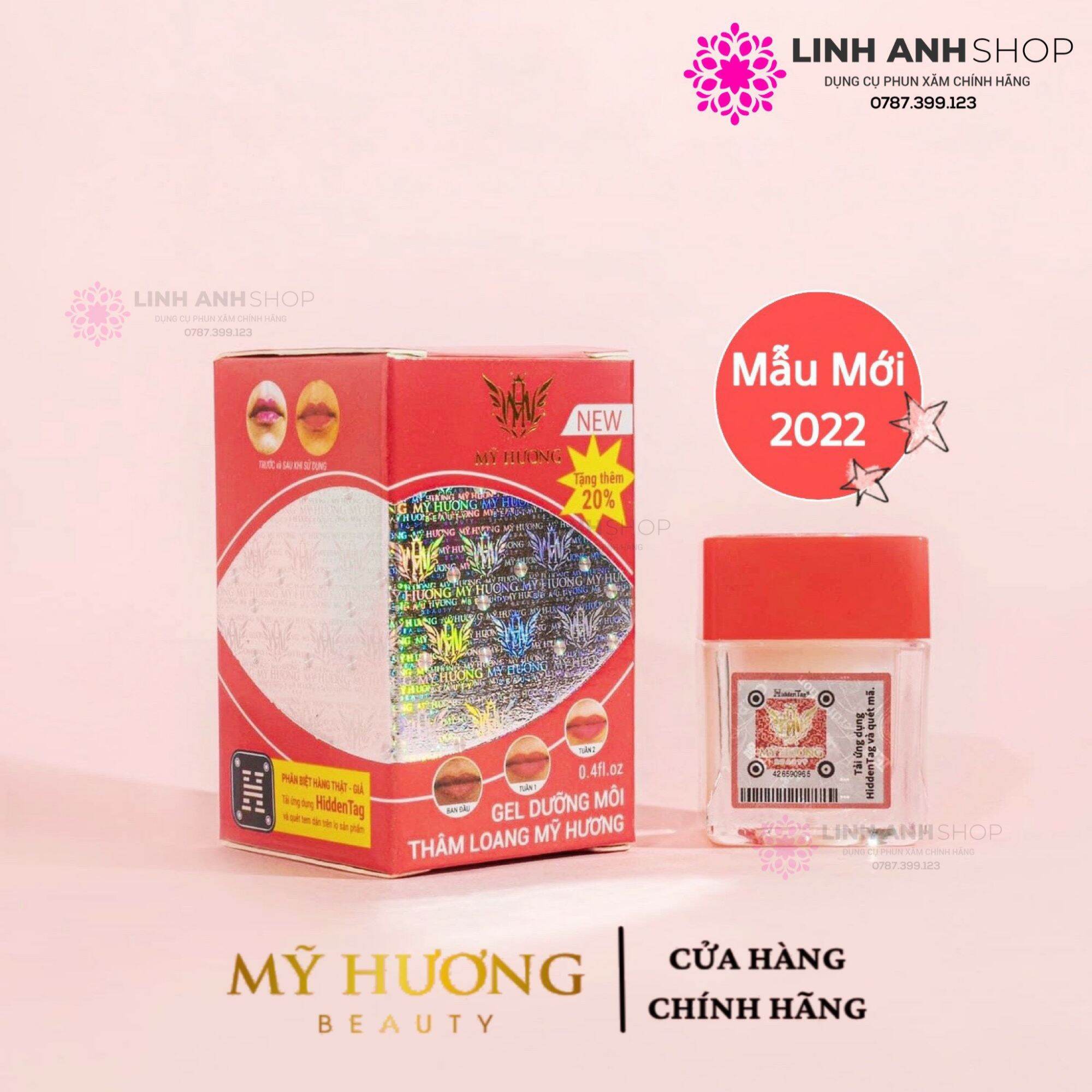 Dưỡng môi thâm loang mỹ hương phun xăm
