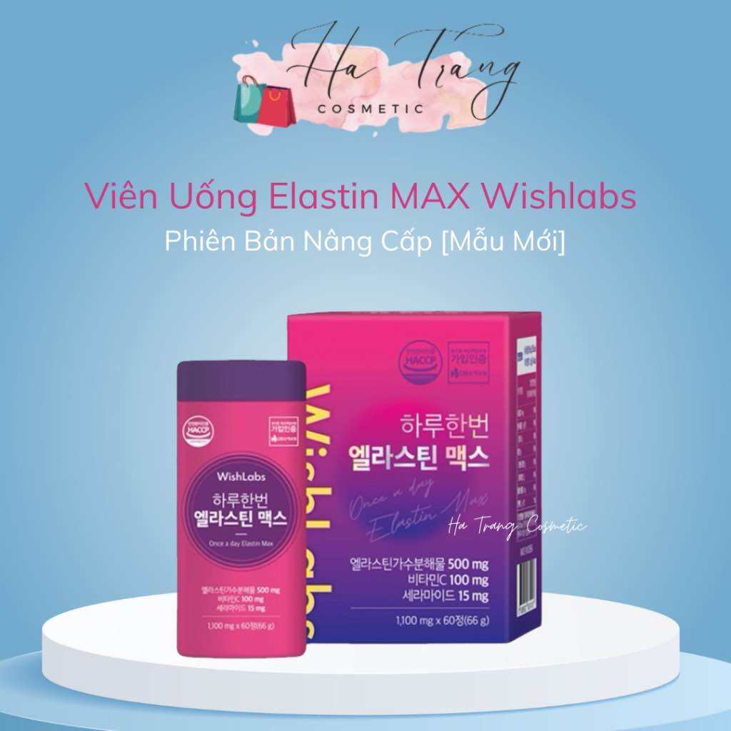 Viên Uống Collagen Elastin Wishlabs [Bao Bì Mới]