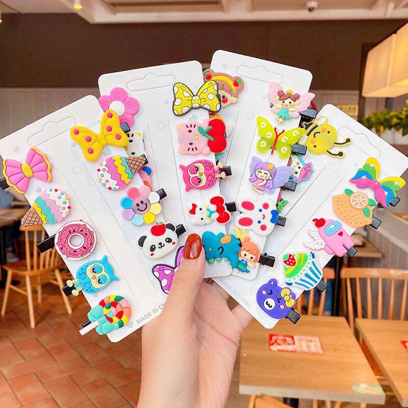 Set 10 Kẹp Tóc Hàn Quốc Siêu Xinh Cho Bé Gái