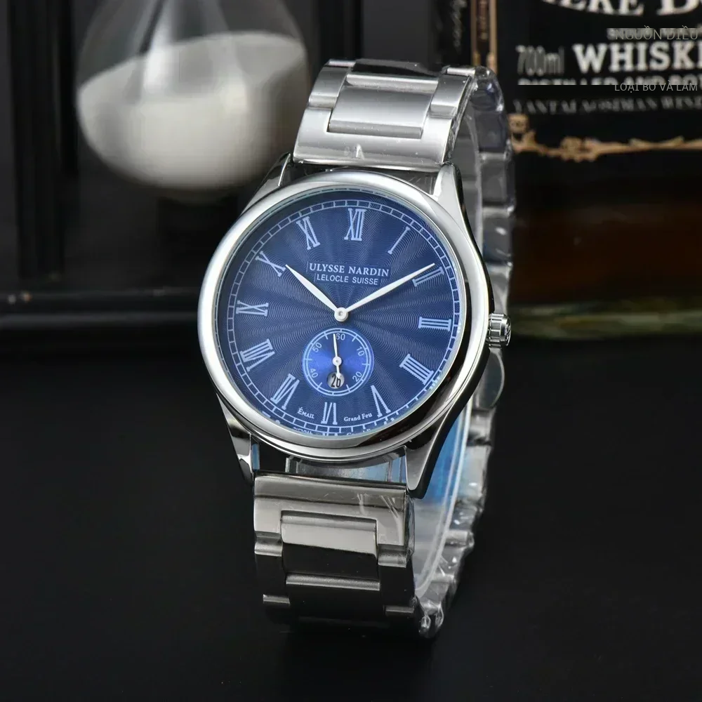 Ulysse Nardin Thương Hiệu Hàng Đầu Nam Đồng Hồ Cao Cấp Thời Trang Thép Không Gỉ Cơ Đồng Hồ Đeo Tay C