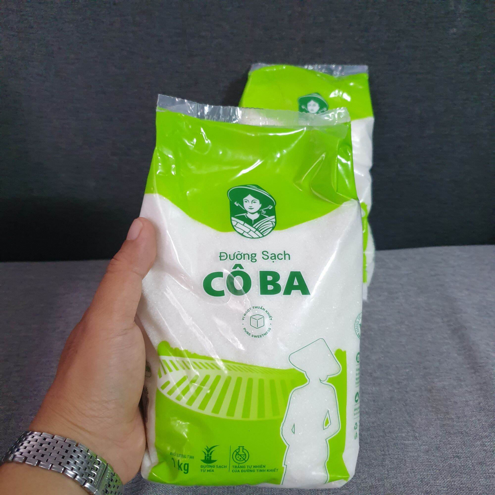 Combo 6 túi đường sạch Cô Ba 1kg Bao Rẻ