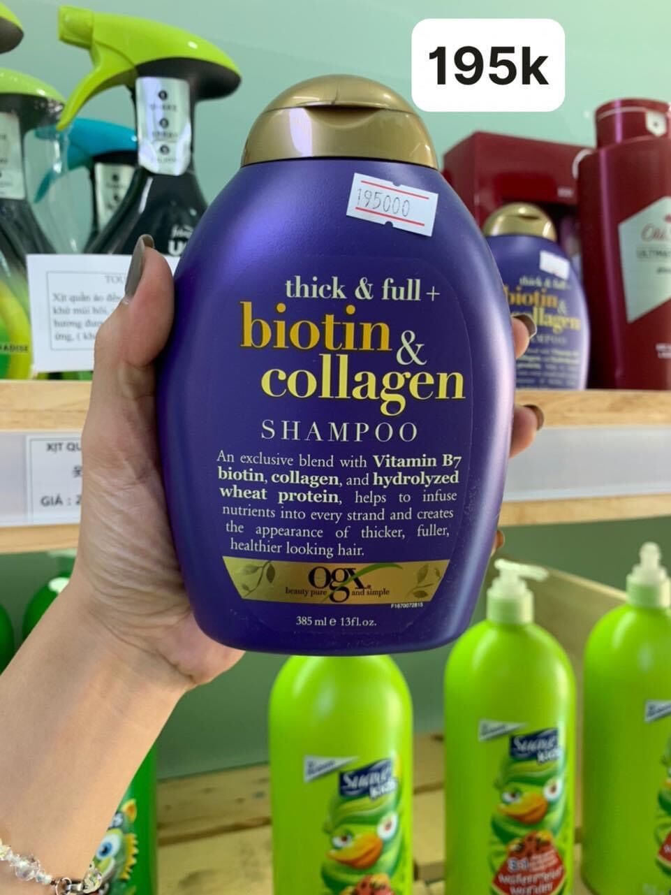 Dầu gội Biotin & Collagen 385ml