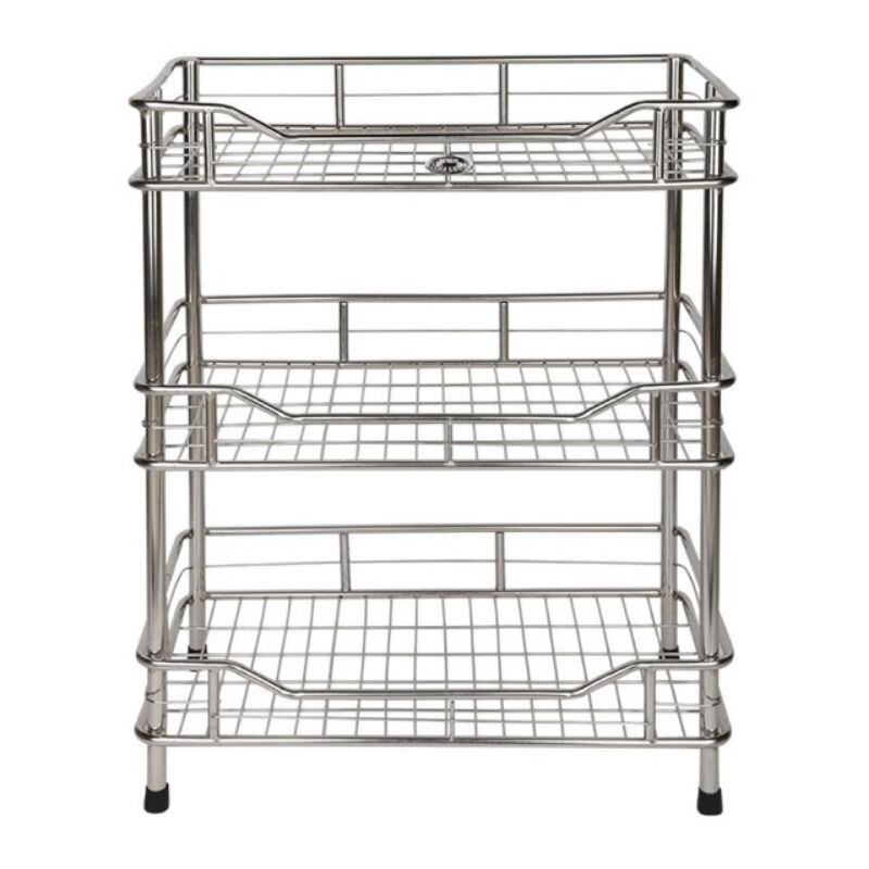 Kệ inox 3 tầng size 40x60x75cm