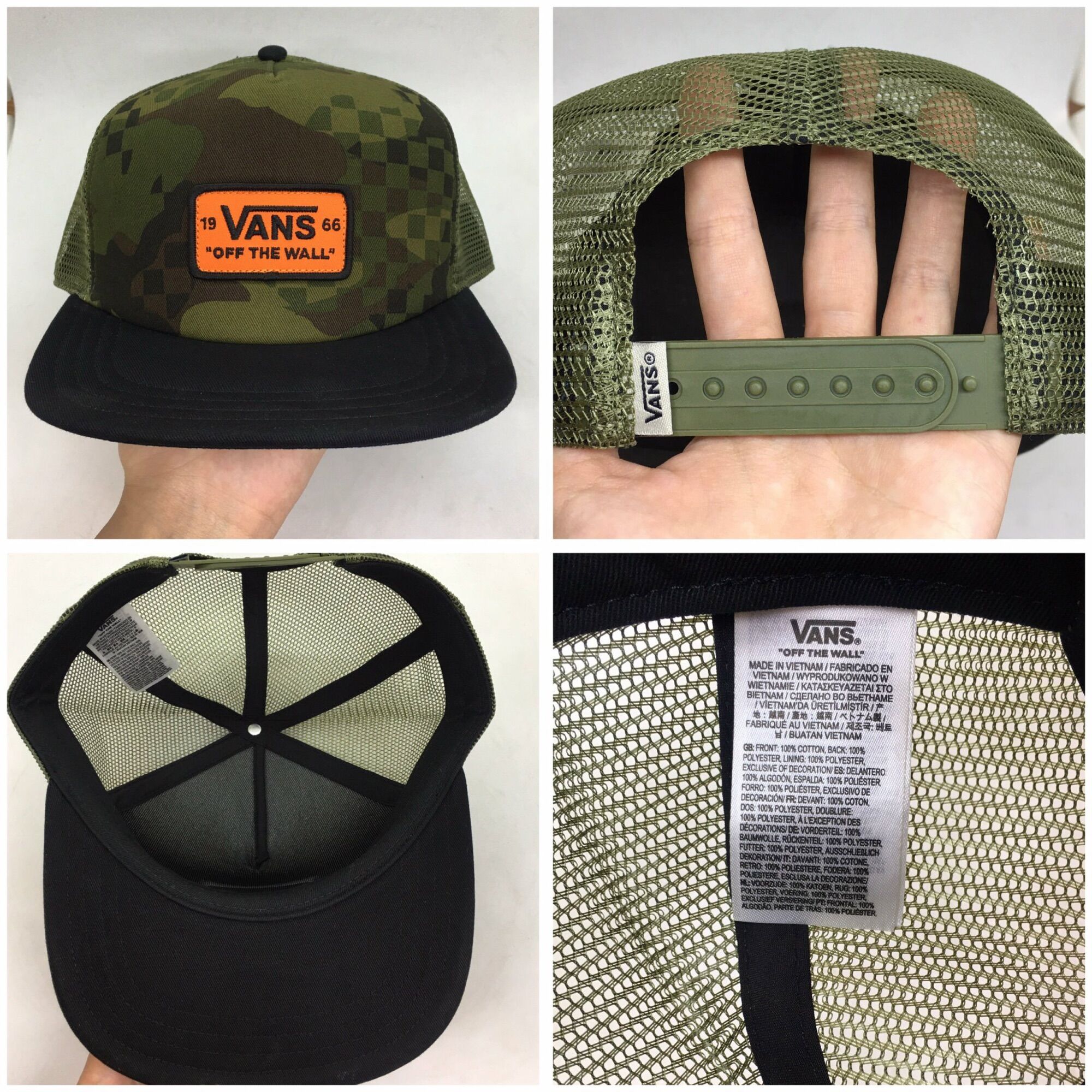 Nón snapback Vans chính hãng