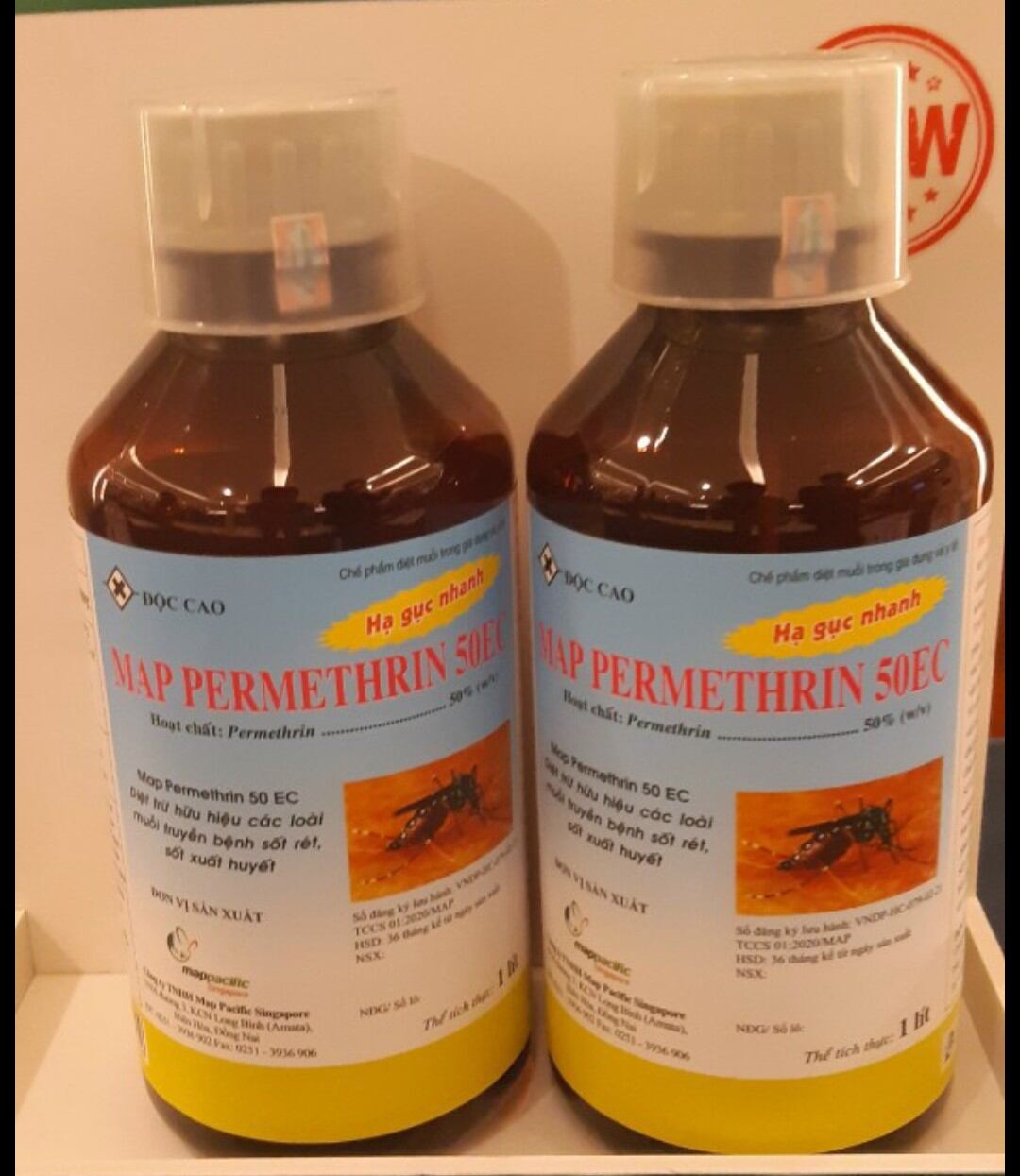 Thuốc diệt Muỗi Kiến Gián PERMETHRIN 50EC chai 1 lít