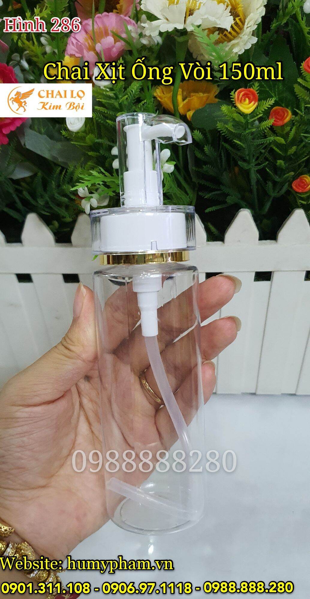 Chai xịt 150ml trong