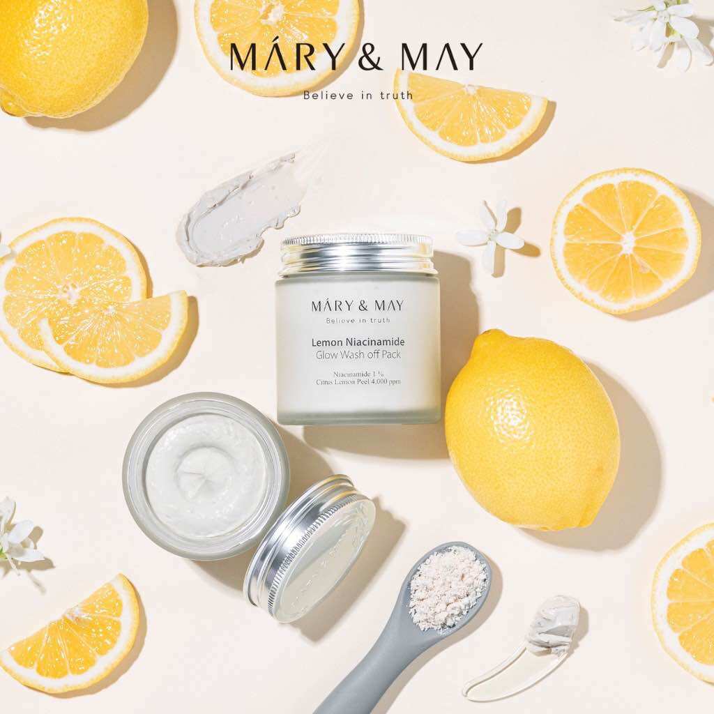 Mặt nạ đất sét Mary&May Teatree/Lemon/Rose/Blueberry/Calendular 125g