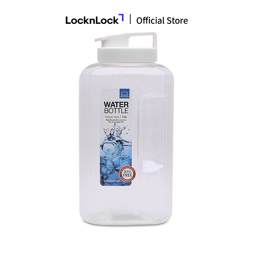 Bình nước aqua 2.6l-hap739w . hàng chính hãng lock&lock