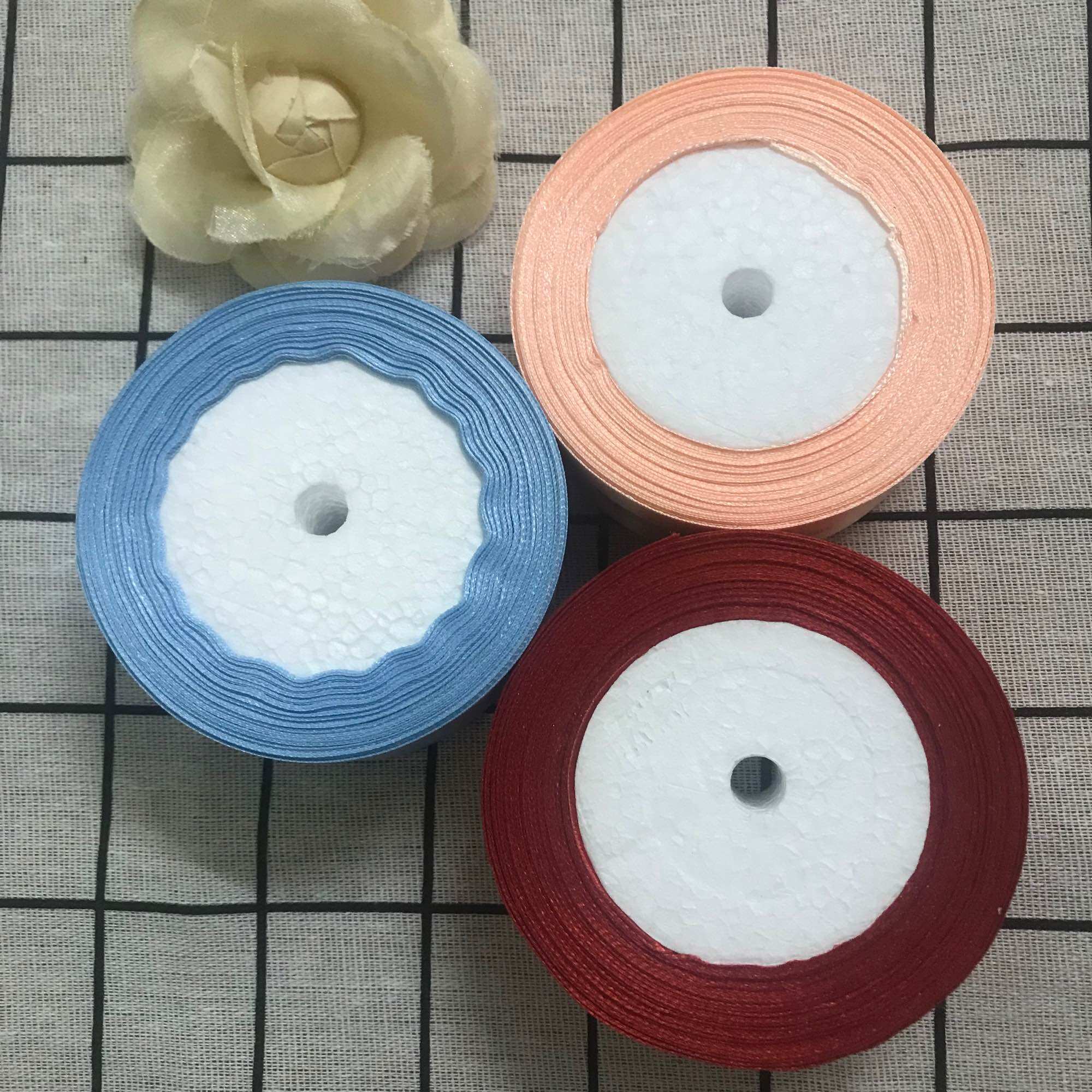 Ruy Băng Lụa Bản To 4cm Cuộn 22m