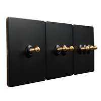 BaldeVance | Bảng Điều Khiển Nút Gạt Kiểu Công Nghiệp Cổ Điển Đồng Đen