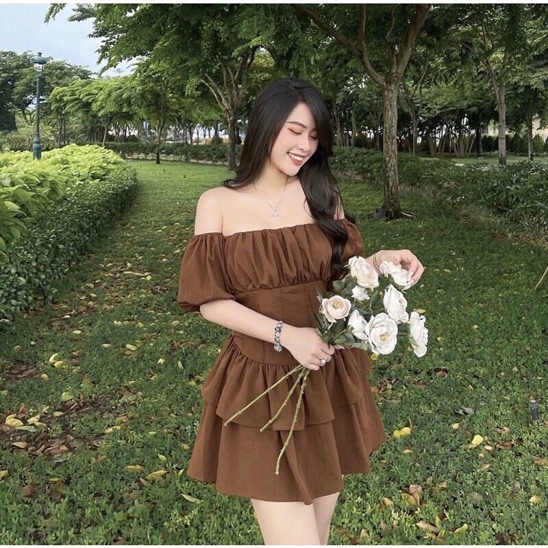 Váy đũi xước màu siêu xinh ( có ảnh thật )