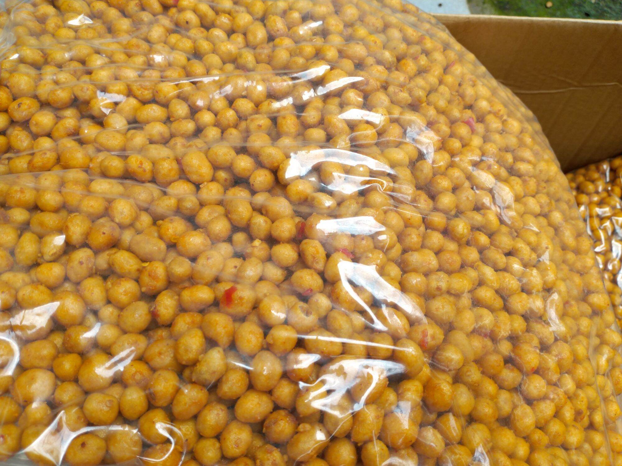đậu phộng da cá tỏi ớt pet 500gr