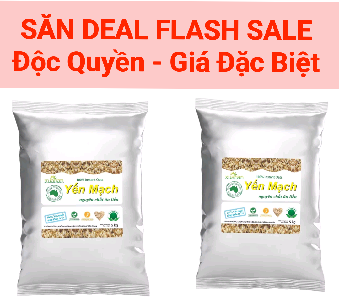 Yến mạch nguyên chất úc bao 5kg