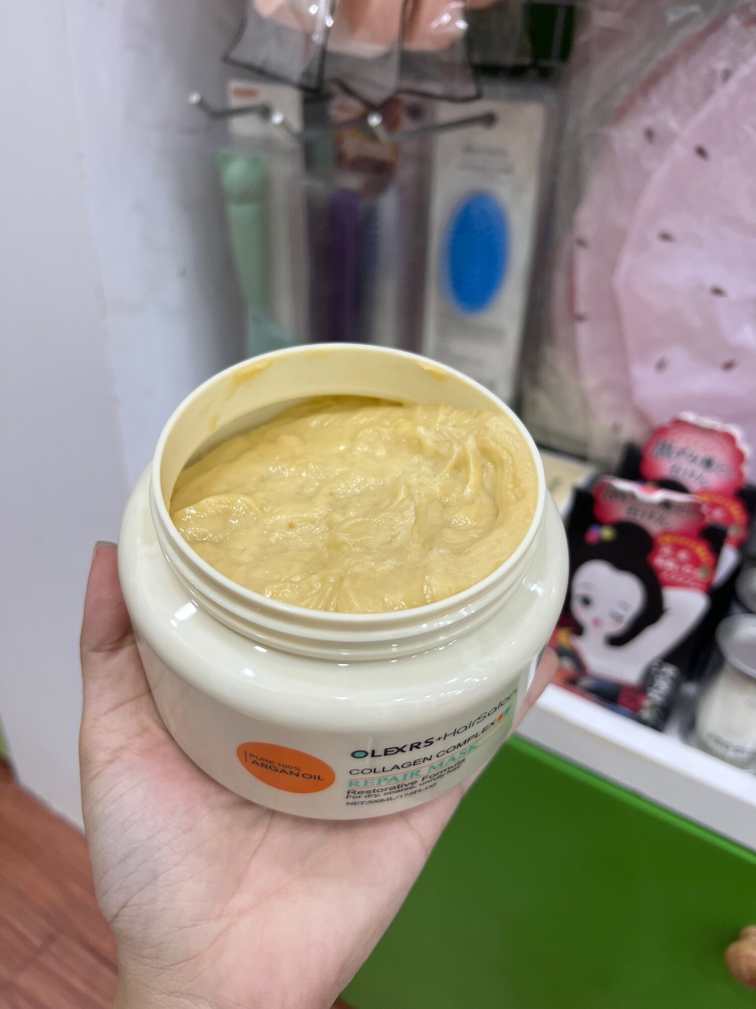 Kem Hấp Ủ Tóc Olexrs Collagen Anh 500ml