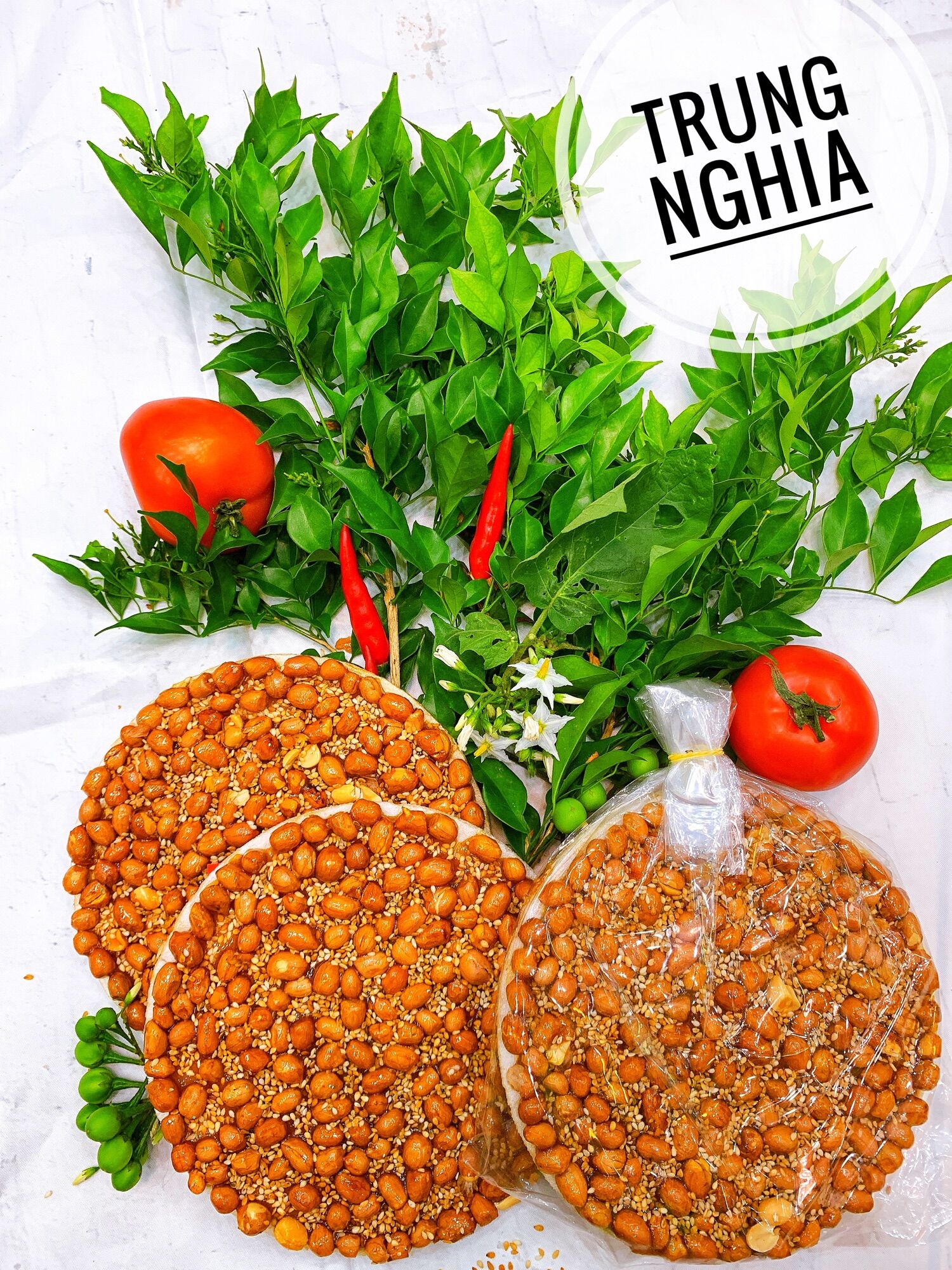KẸO ĐẬU PHỘNG SIZE ĐẠI .TRUNG NGHĨA