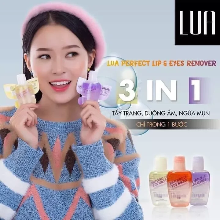 dầu tẩy trang LUA chính hãng.