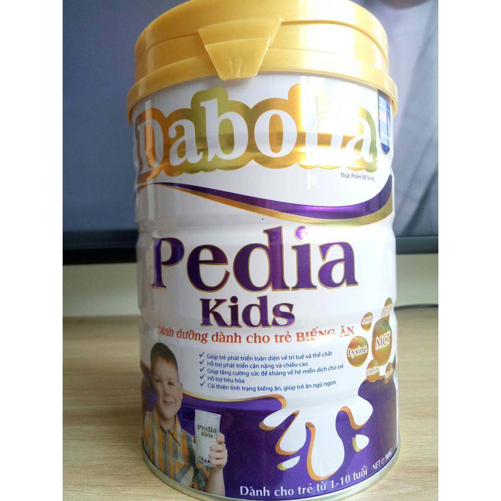 Sữa dành cho trẻ biếng ăn, chậm tăng cân Daboba Pediakids lon 900g