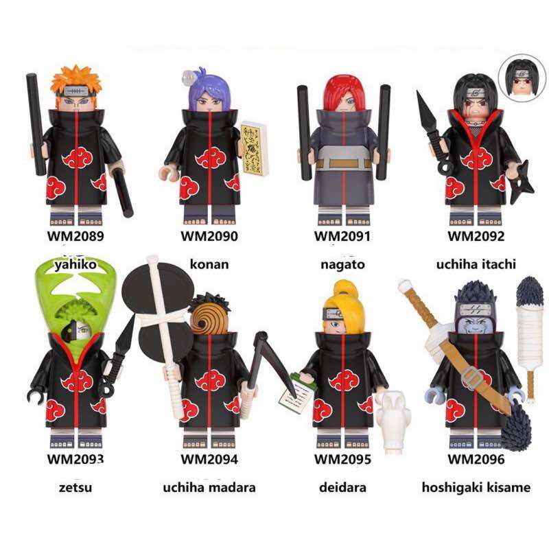 Minifigures Các Nhân Vật Truyện Tranh Naruto