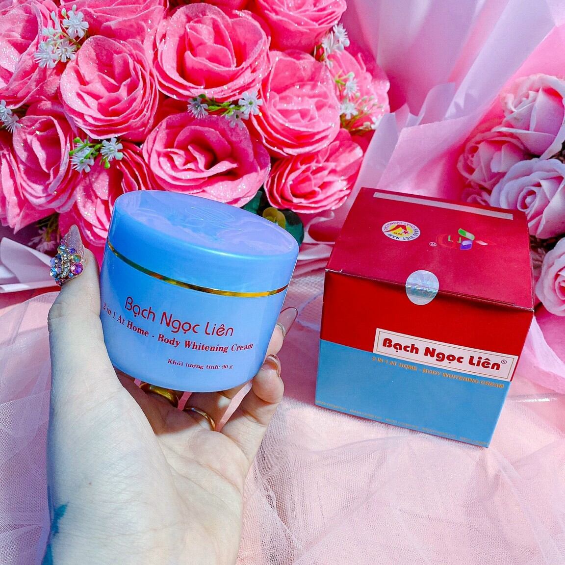 Kem BODY Bạch Ngọc Liên 2IN1 Xanh