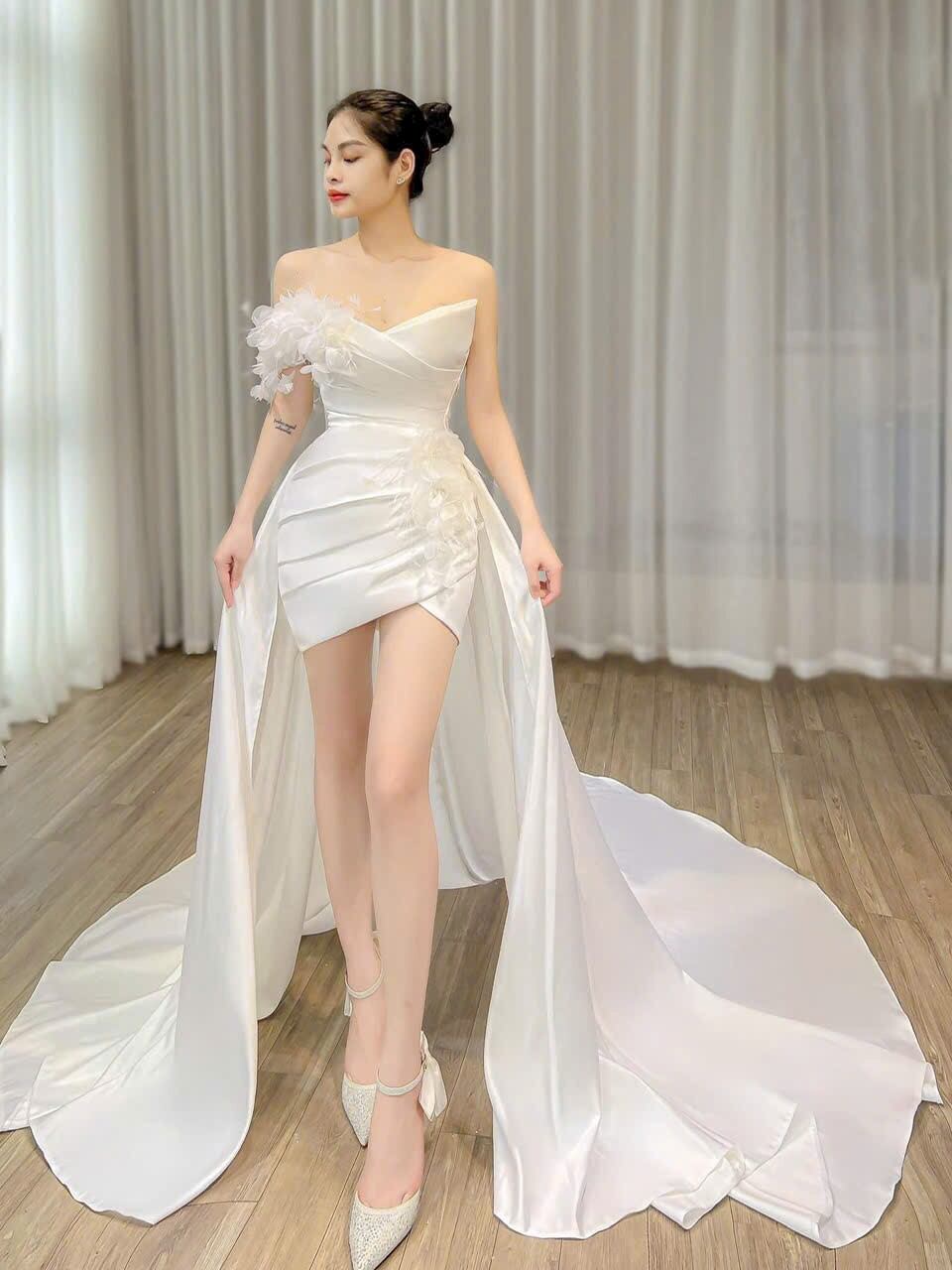 Đầm 2 in 1 body phối tùng xòe rời