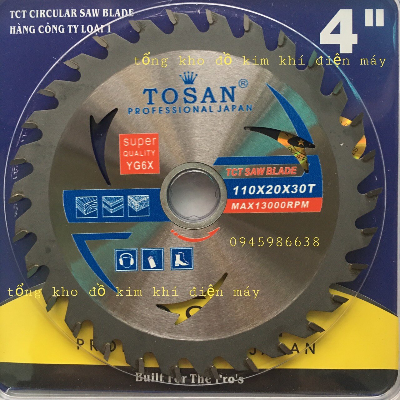 Lưỡi cắt gỗ tosan 110mm 30 răng, lưỡi cưa gỗ 110mm 30 răng, lưỡi sẻ gỗ 1 tấc 30 răng tosan. luoi cua go tosan , lưỡi cưa gỗ 1 tấc 30 răng tốt