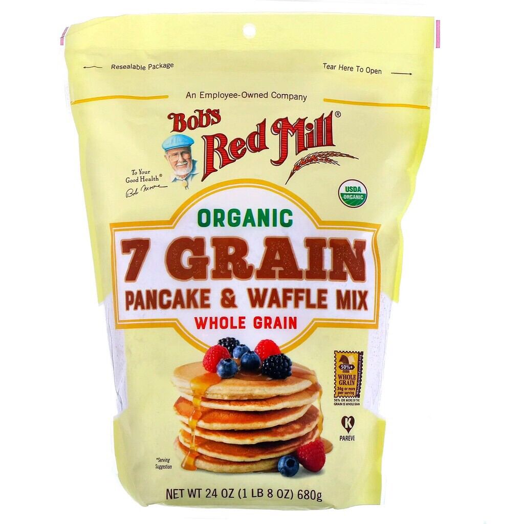 Bột làm bánh Pancake hưu cơ Bob's Red Mill